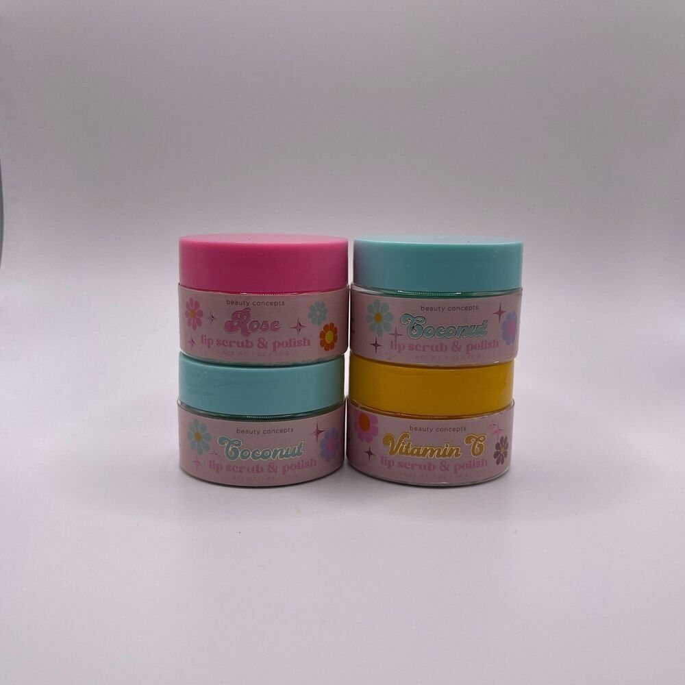 Beauty Concepts Lip Scrub & Polish Trio 4 PCS. Set